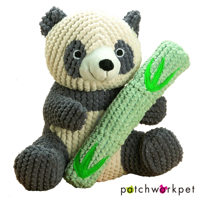 【Patchwork】寵物用可愛熊貓10吋+竹子