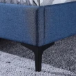 【FL 滿屋生活】FL Blues 藍調 - 6尺雙背靠實木高背床架(實木床架/高背床架/人氣款/雙人加大/6x6.2尺)