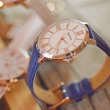 【GOTO】浪漫小資女精品時尚手錶-白x藍皮(GL0054L-2L-241)