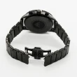 【EMPORIO ARMANI】公司貨 亞曼尼 鐵黑騎士時尚不鏽鋼腕錶/黑(AR11242)
