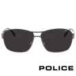 【POLICE】義大利霧面鏡腳質感造型太陽眼鏡(銀-POS8760-0568)