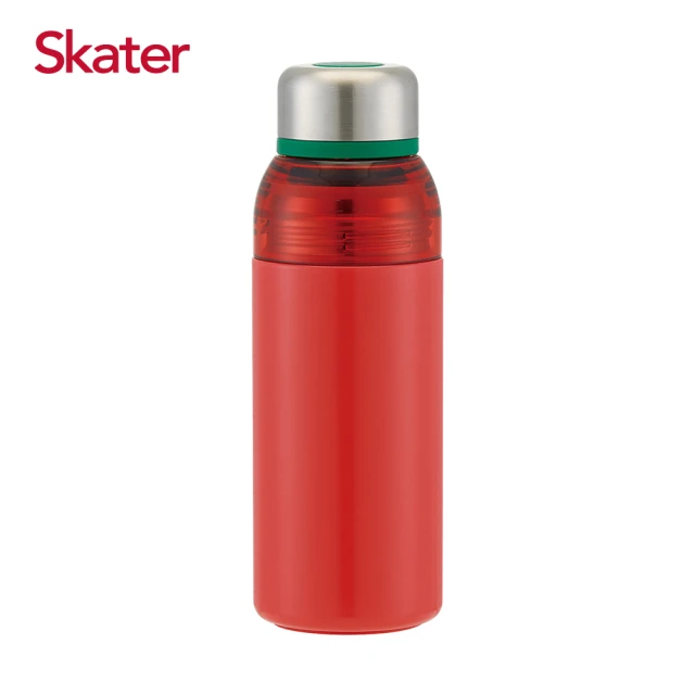 【Skater】濾網式不鏽鋼真空瓶400ml(番茄)