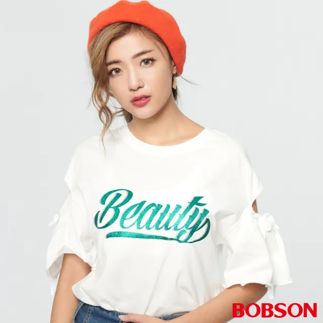 【BOBSON】女款變化型裸肩上衣(28072-80)