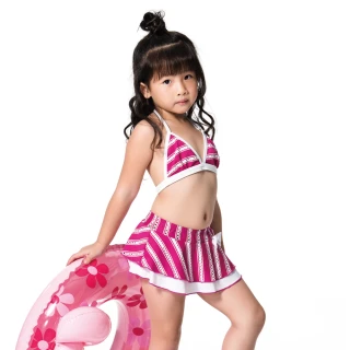 【Apple 蘋果牌】女童二件式比基尼泳裝(NO.107606)