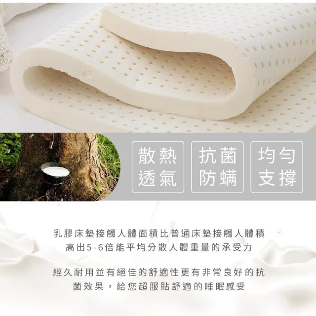【obis】純淨系列-Puffy泡棉乳膠床墊(雙人特大6×7尺20cm)