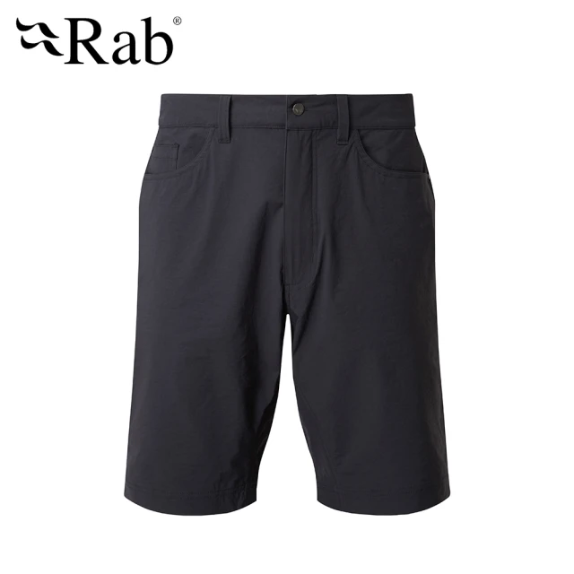 RAB Stryker Shorts 防潑水輕量軟殼短褲 男款 烏木灰 #QFU39