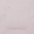 【ROBERTA 諾貝達】台灣製 合身版 吸濕速乾 商務條紋短袖襯衫(粉色)