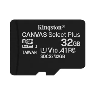 【Kingston 金士頓】32GB 100MB/s microSDHC UHS-I U1 A1 V10  記憶卡(SDCS2/32GB 平輸)