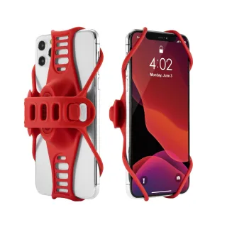 【Bone 蹦克】Bike Tie Pro 3 單車手機綁 第三代 紅色(單車周邊 手機周邊 自行車手機支架 手機架配件)