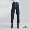 【BRAPPERS】女款 Boy friend系列-中高腰九分褲(深藍)