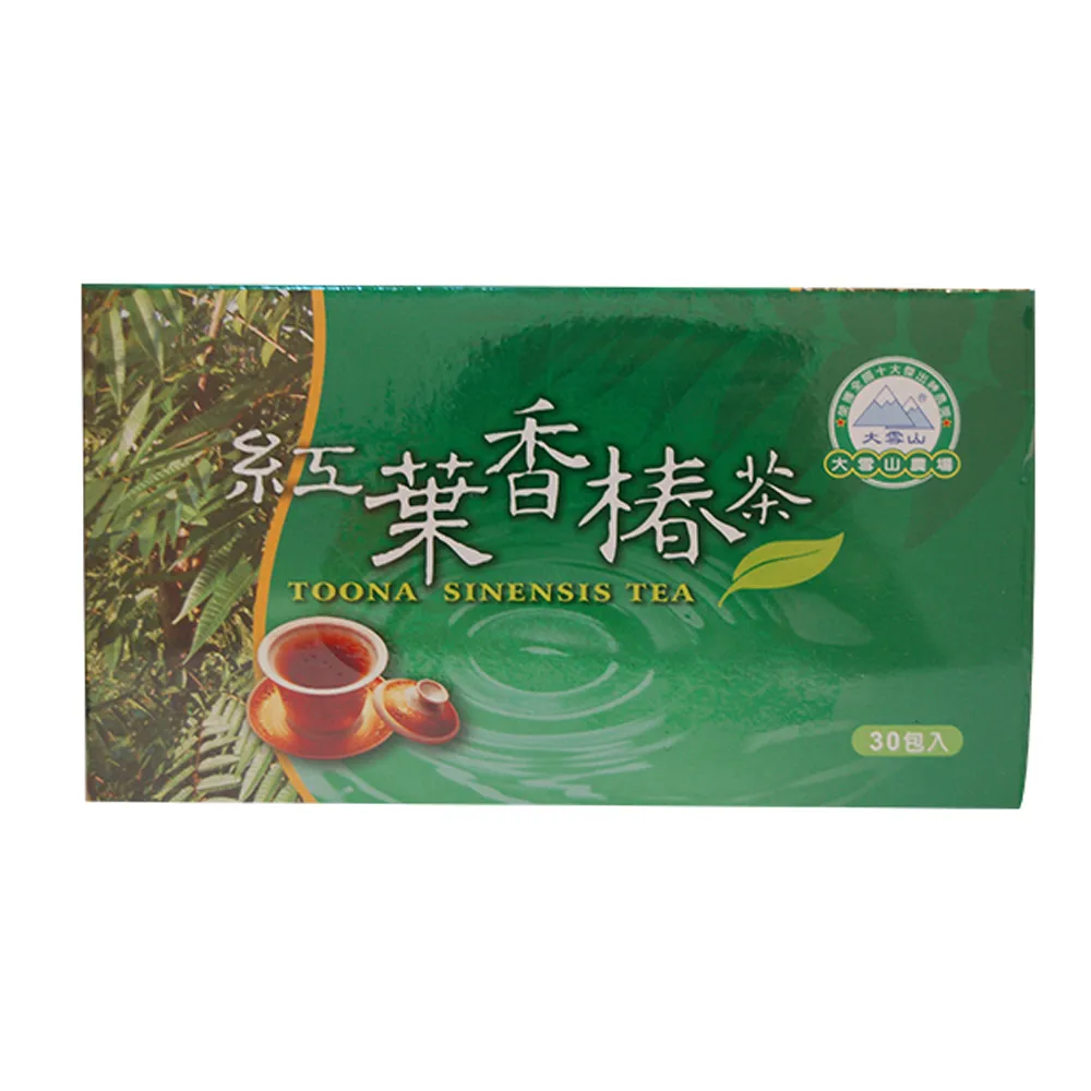 【大雪山農場】紅葉香椿茶X1盒(3gX30包/盒)