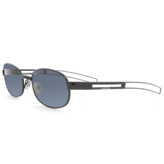 【Romeo Gigli】義大利造型摟空鏡腳太陽眼鏡(藍-RG179-498)