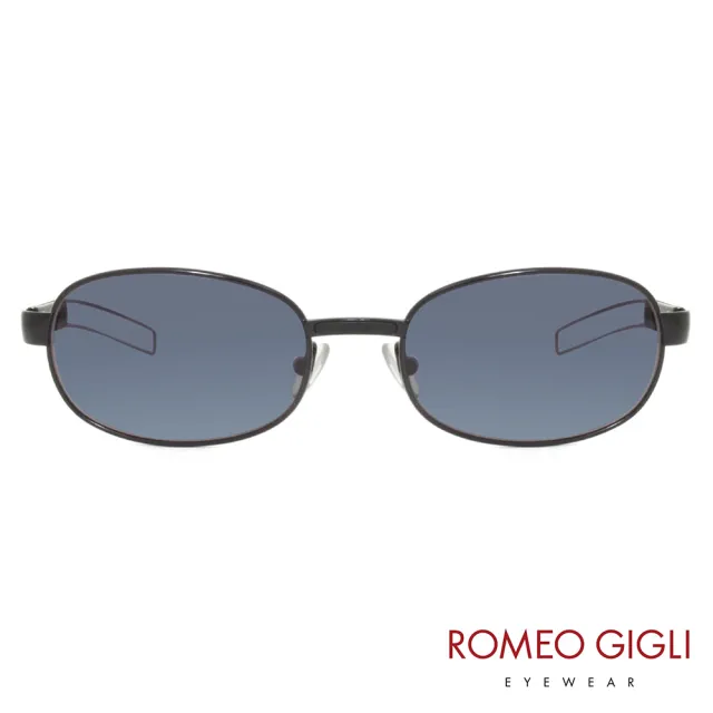 【Romeo Gigli】義大利造型摟空鏡腳太陽眼鏡(藍-RG179-498)