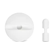 3D Air Apple Pencil防遺失矽膠保護筆帽/收納筆座套組(白色)