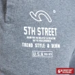 【5th STREET】男側大5棉質休閒運動褲-暗灰