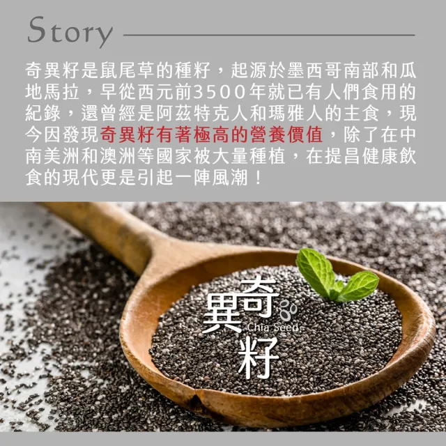 【SUPERFOOD】天然奇異籽-奇亞籽500gx1入