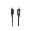 【TCSTAR】USB to Lightning+MicroUSB 1M 充電傳輸線 蘋果 iphone快充線(TCW-C31A5100BK)