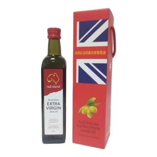 【red island 紅島】澳洲特級冷壓初榨橄欖油500ml單入禮盒X2