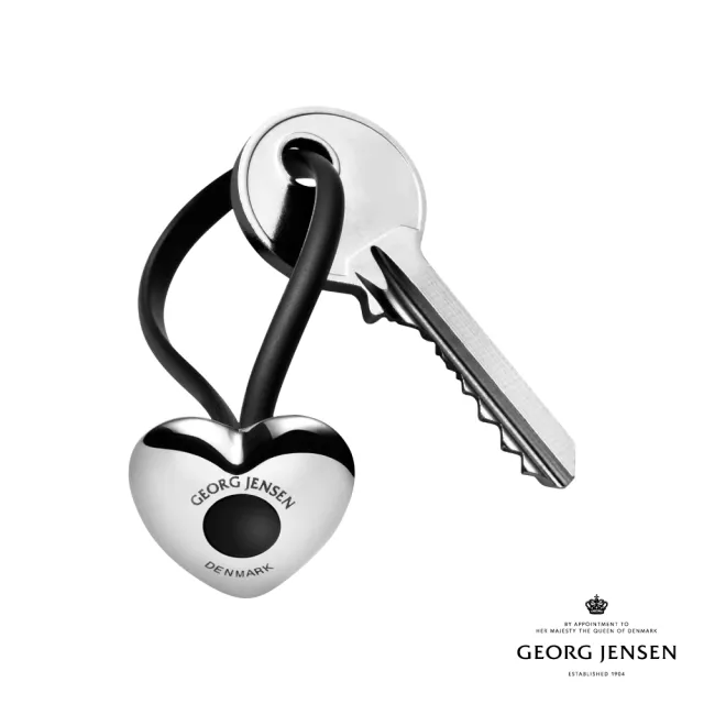 【Georg Jensen 官方旗艦店】HEART 鑰匙圈(不鏽鋼)