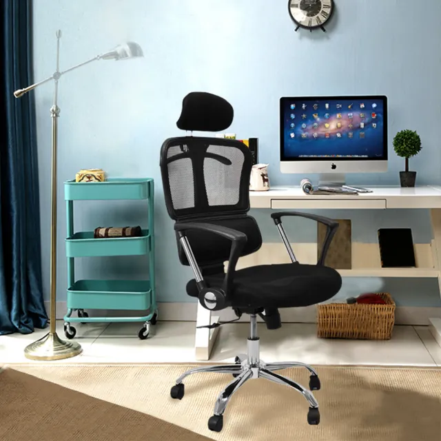 【C-FLY】時尚透氣電腦辦公網椅(可掛衣設計/辦公椅/電腦椅/網椅/人體工學椅/椅子/椅)