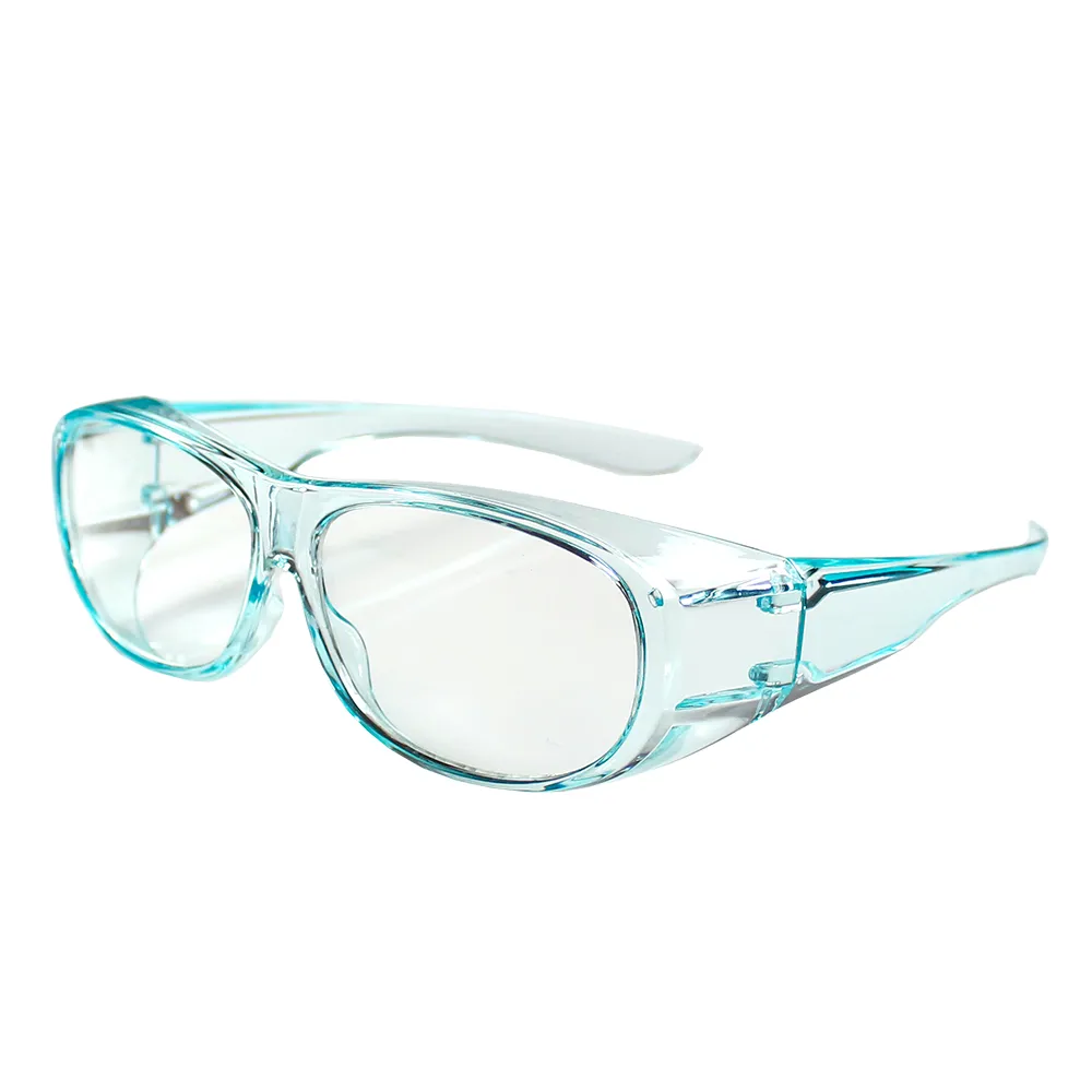 【Lavender】全方位防疫眼鏡-9429-果凍藍色-兒童(抗UV400/MIT/隔絕飛沫/防風沙/運動/防疫/可套眼鏡)