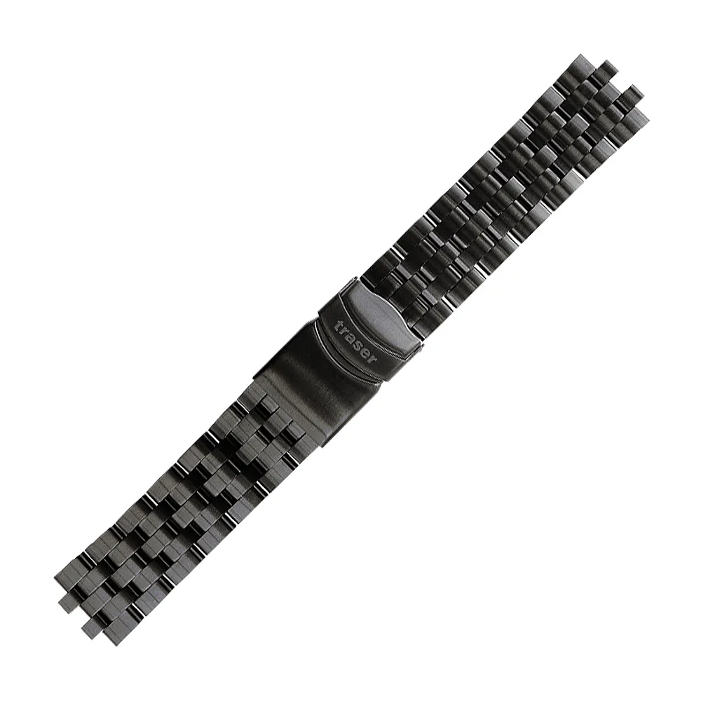 【TRASER】PVD Steel strap黑色PVD鋼錶帶-64(#105739)