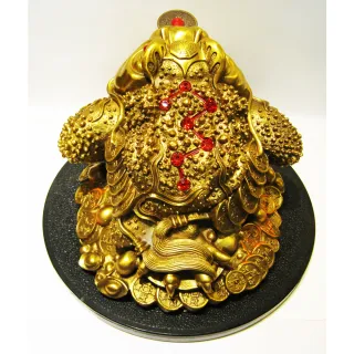 招財進宝 三足金蟾 鎮宅 辟邪 開運 風水 工芸品 美術品 置物 招財進宝 三足金蟾 鎮宅 辟邪 開運 風水 工芸品 美術品