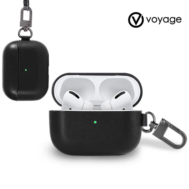 【VOYAGE】VOYAGE AirPods Pro 真皮防摔保護殼(真機開模 開孔精準)