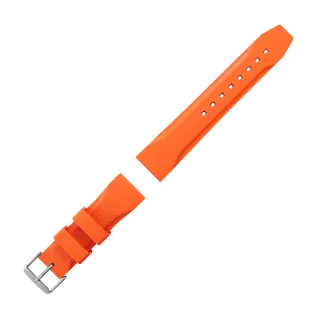 【TRASER】Rubber strap 橘色橡膠錶帶-75(#107421)
