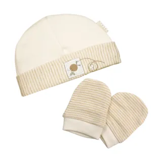 【Natures Purest】天然純綿-帽及手套套裝(0-3M)