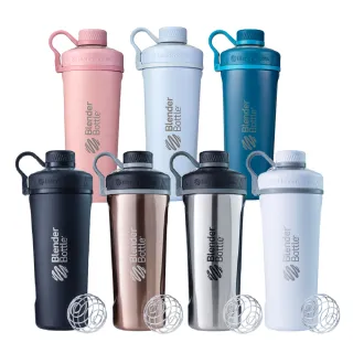 【Blender Bottle】不鏽鋼搖搖杯〈Radian款〉26oz｜4色『美國官方』(BlenderBottle/運動水壺/乳清蛋白)