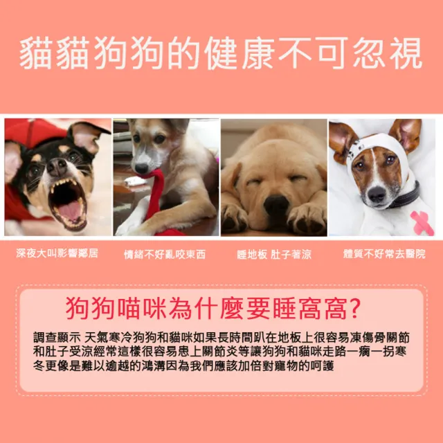 【ROYALLIN 蘿林嚴選】實用戶外防水防雨狗窩(狗窩 寵物窩 狗屋 可折疊拆洗 便攜狗窩 寵物窩 狗房子)