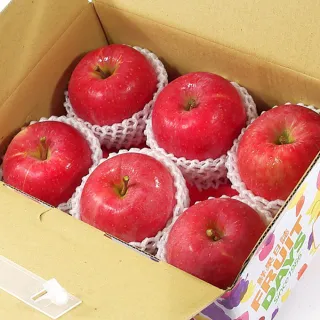 【鮮果日誌】日本空運套袋富士蘋果(6入禮盒裝)