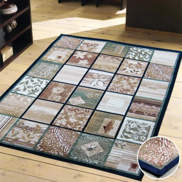 【范登伯格】比利時 芭比典雅絲質地毯 日式藤花(160x230cm)