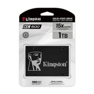 【Kingston 金士頓】KC600 SATA-3 1TB SSD 固態硬碟(SKC600/1024G)