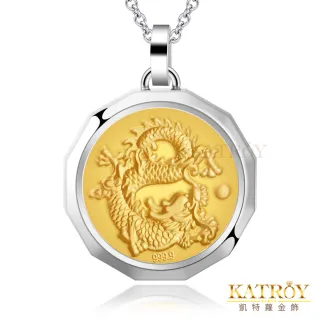 【KATROY】十二生肖．黃金項鍊．雙12優惠(龍肖項鍊)