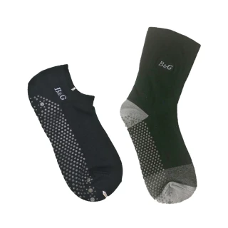 【京美】竹炭鍺石能量抗菌消臭按摩襪超值10雙組 船型襪、寬口襪可選(速達)