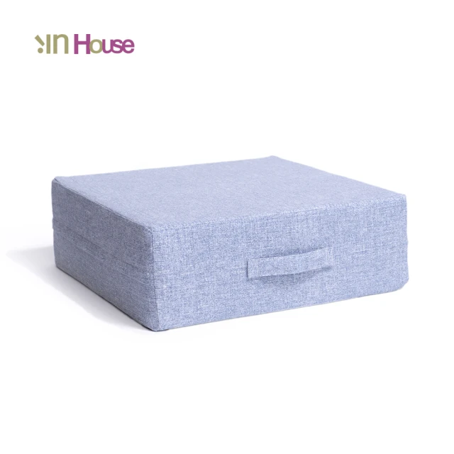 【IN-HOUSE】日式無壓力坐墊(方形-藍)