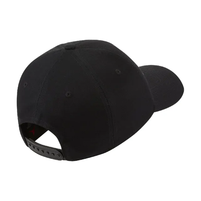 【NIKE 耐吉】老帽 Jordan Jumpman Air Cap 喬丹 Legacy91 帽圍可調 穿搭 黑白紅(CK1248-010)