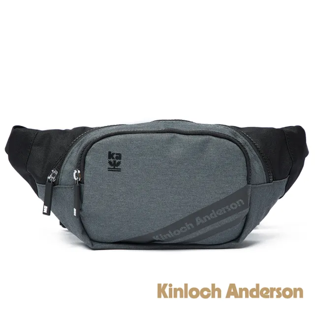 【Kinloch Anderson】Even 簡約造型腰包(黑色)