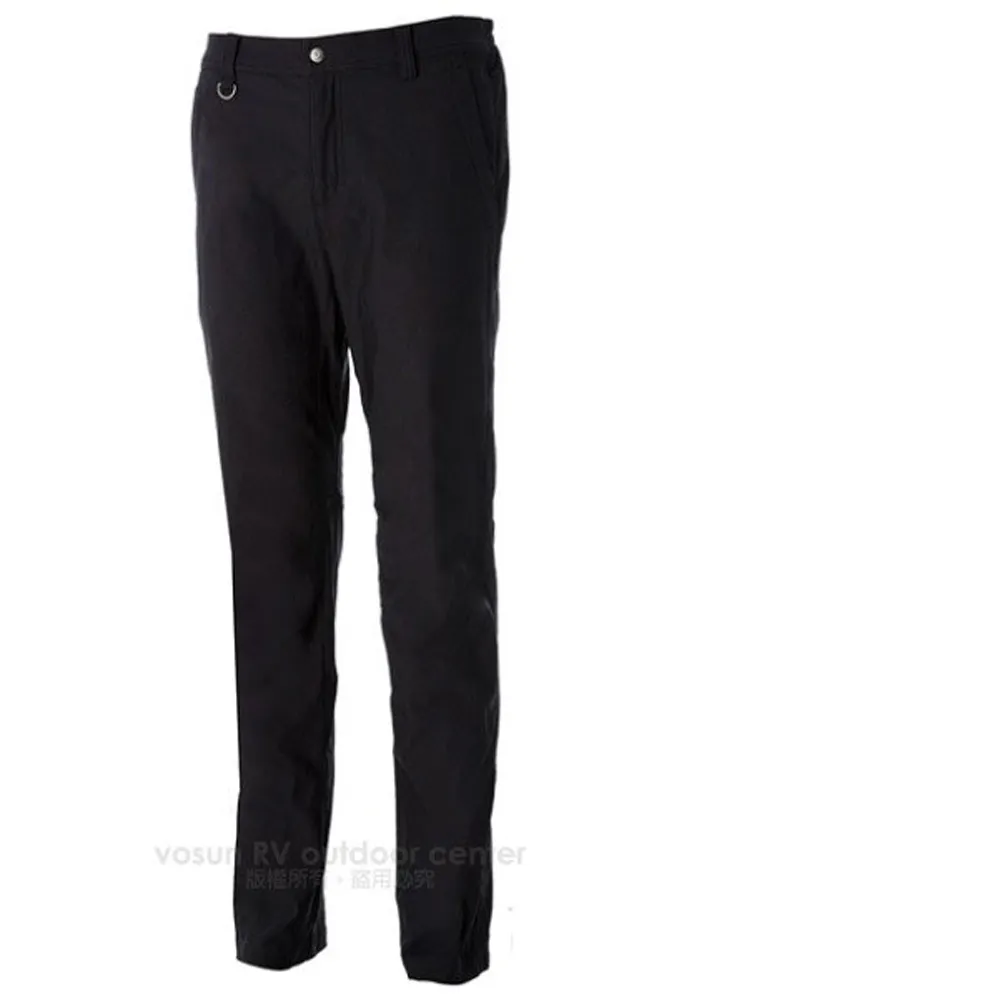 【Wildland 荒野】男新款 RE 雙向彈性防潑水透氣保暖機能長褲(0A52392 黑色 V)
