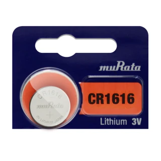 【日本制造muRata】公司貨 CR1616 鈕扣型電池-5顆入