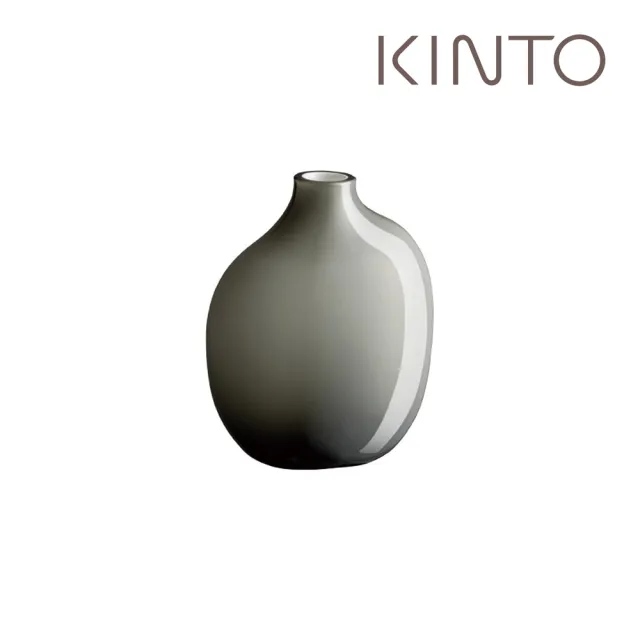 【Kinto】SACCO玻璃造型花瓶02- 灰
