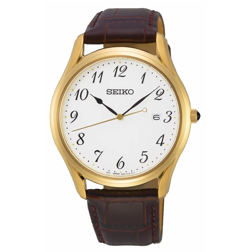 【SEIKO 精工】簡約風格經典腕錶(6N42-00K0K/SUR306P1)