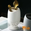 【iSFun】餐廚收納珪藻土刀筷子餐具瀝水筒1入隨機色
