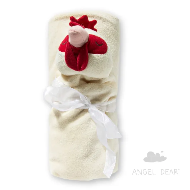 【Angel Dear】大頭動物嬰兒毛毯禮盒(小公雞)