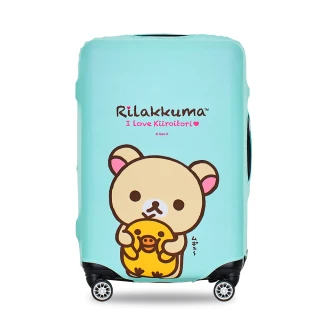 【Rilakkuma 拉拉熊】幸福時光 行李箱套/防塵套/行李束帶(多款任選)