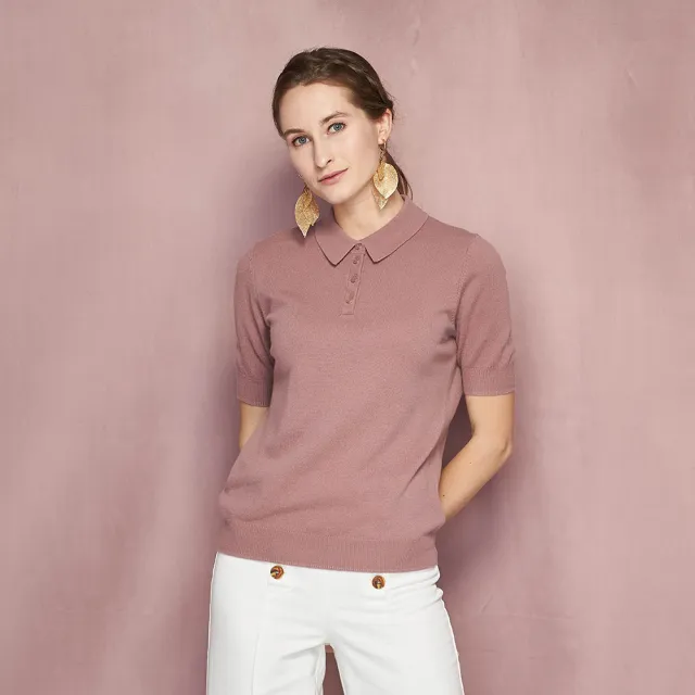 【矜蘭妃】100%極品羊絨polo衫VIP限定