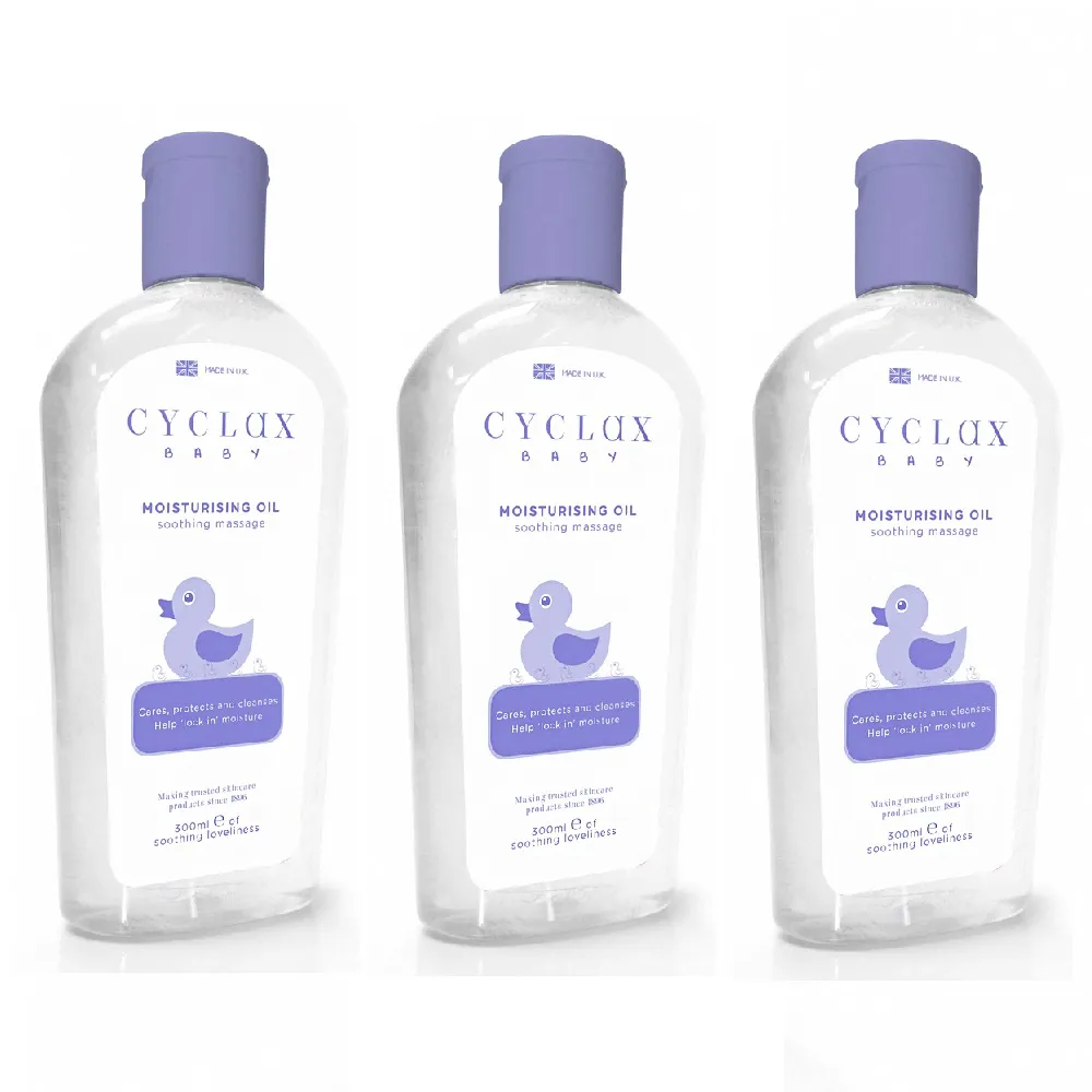 【CYCLAX】英國製造嬰兒油(300MLx3入)