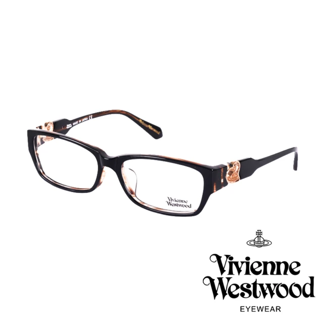 Vivienne Westwood 立體浮雕心型土星款光學眼鏡(琥珀 VW276_02)